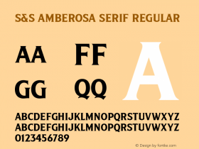 S&S Amberosa Serif