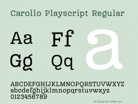 Carollo Playscript