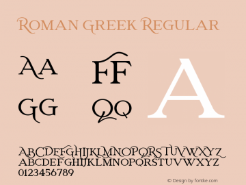 Roman Greek