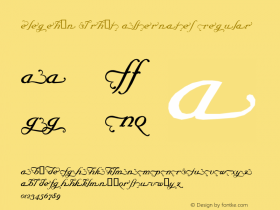 Elegeion Script Alternates