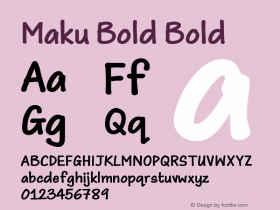 Maku Bold