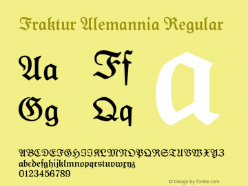 Fraktur Alemannia