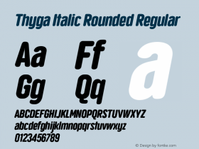 Thyga Italic Rounded