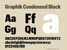 Graphik Condensed