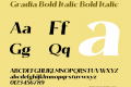 Gradia Bold Italic