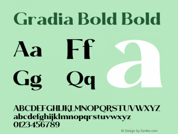 Gradia Bold