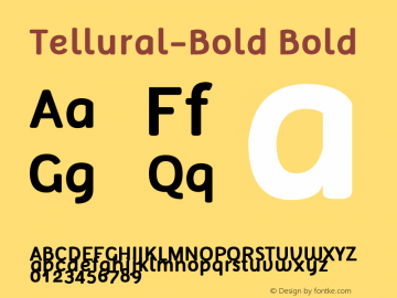 Tellural-Bold