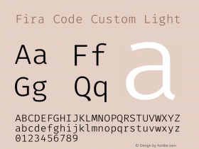 Fira Code Custom