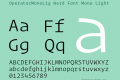 OperatorMonoLig Nerd Font Mono