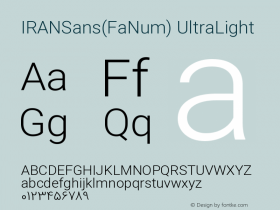 IRANSans(FaNum)