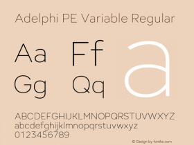 Adelphi PE Variable