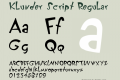 Klunder Script