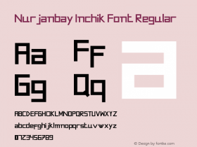 Nurjanbay Inchik Font