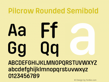 Pilcrow Rounded