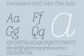 Foundation Serif Didot