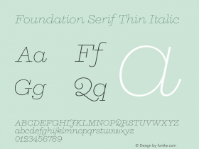 Foundation Serif