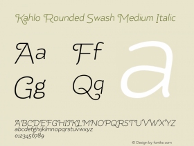 Kahlo Rounded Swash