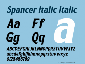 Spancer Italic