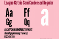 League Gothic SemiCondensed