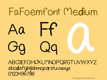 FaFoemfont