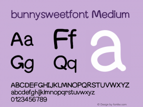 bunnysweetfont