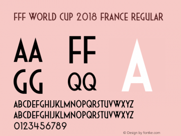 FFF World Cup 2018 France