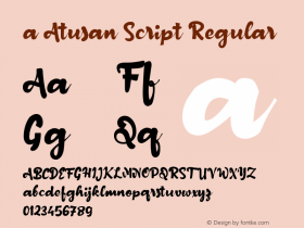 a Atusan Script