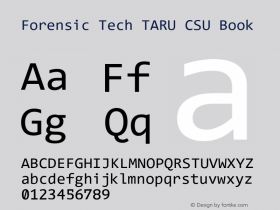 Forensic Tech TARU CSU