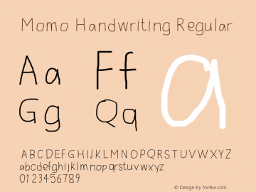 Momo Handwriting