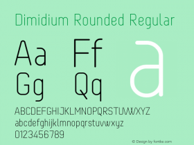 Dimidium Rounded