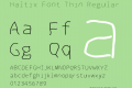 Haltix Font Thin