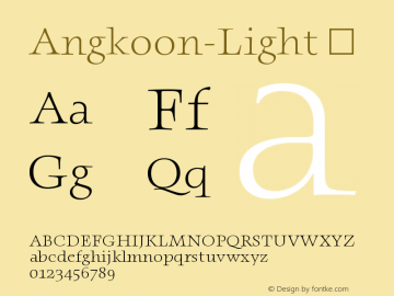 Angkoon-Light