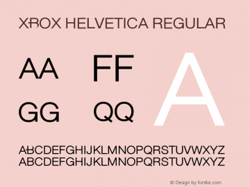 XBOX Helvetica