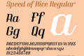 Speed of Rice