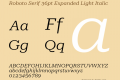 Roboto Serif 36pt Expanded