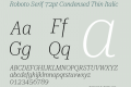 Roboto Serif 72pt Condensed