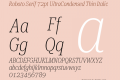 Roboto Serif 72pt UltraCondensed