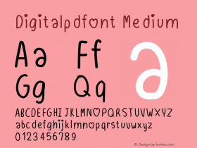 Digitalpdfont