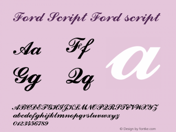 Ford Script