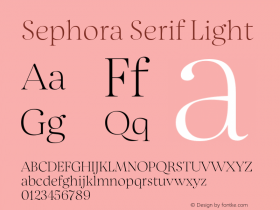 Sephora Serif