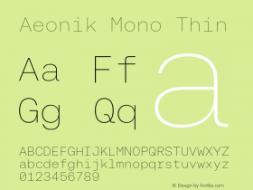 Aeonik Mono