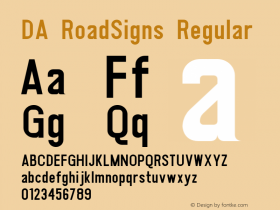 DA RoadSigns