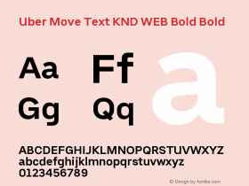 Uber Move Text KND WEB Bold