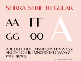 Seirra Serif