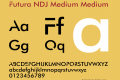 Futura NDJ Medium