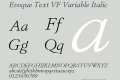 Evoque Text VF