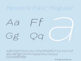 Rework Italic