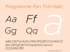 Programme Pan