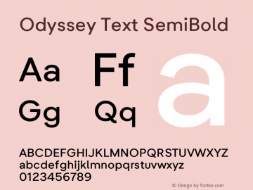 Odyssey Text