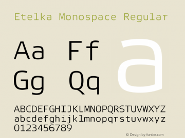 Etelka Monospace